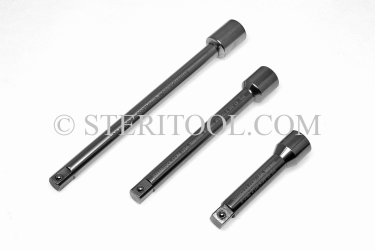 #10492_SP1 - 1"(25mm) x 1/4 DR Stainless Steel Extension. 1/4dr, 1/4 dr, 1/4-dr, extension, socket, ratchet, stainless steel
